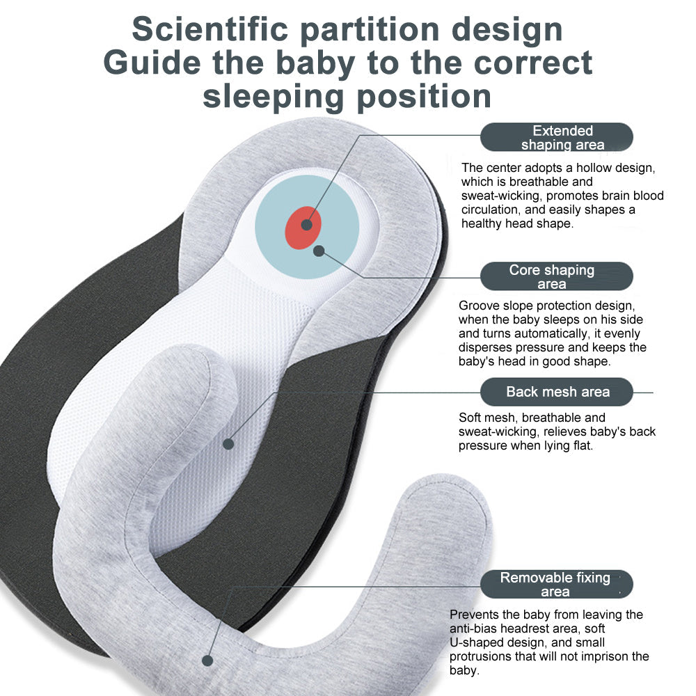 Inclined Baby Feeding Support Pillow,Portable Newborn Lounger Wedge Cushion