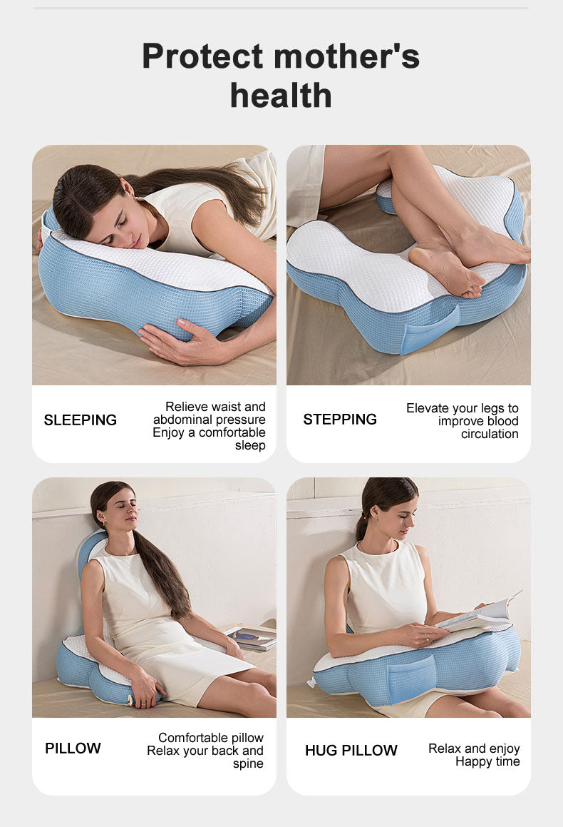 MomLittles Nursing Pillow for Breastfeeding, Multi-Use Infant Support Cushion