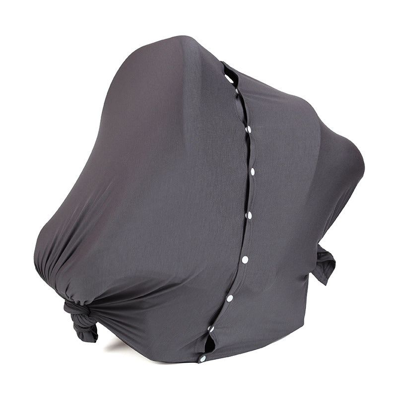 Multi-Use Nursing Cover Blanket, Warm Breastfeeding Shawl & Stroller Canopy