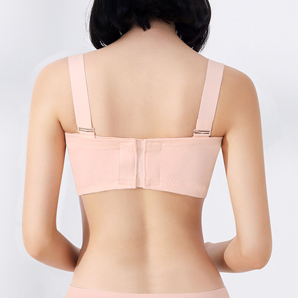 Hands-Free Pumping & Nursing Bra,Adjustable Cotton Support for All Sizes