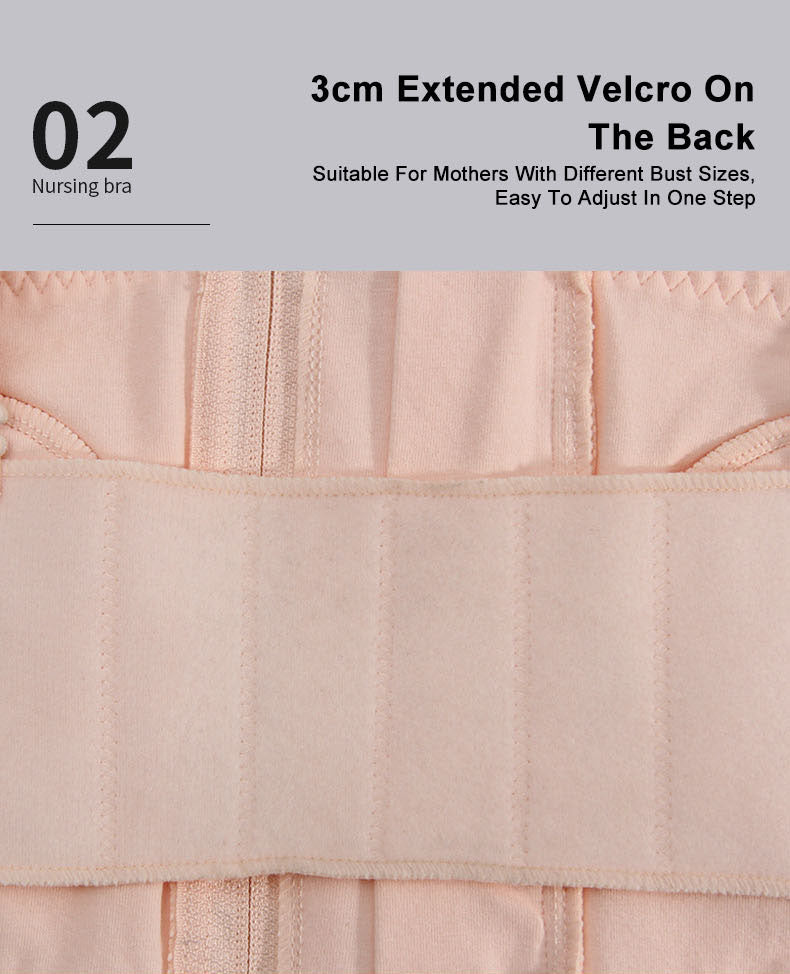 Hands-Free Pumping & Nursing Bra,Adjustable Cotton Support for All Sizes