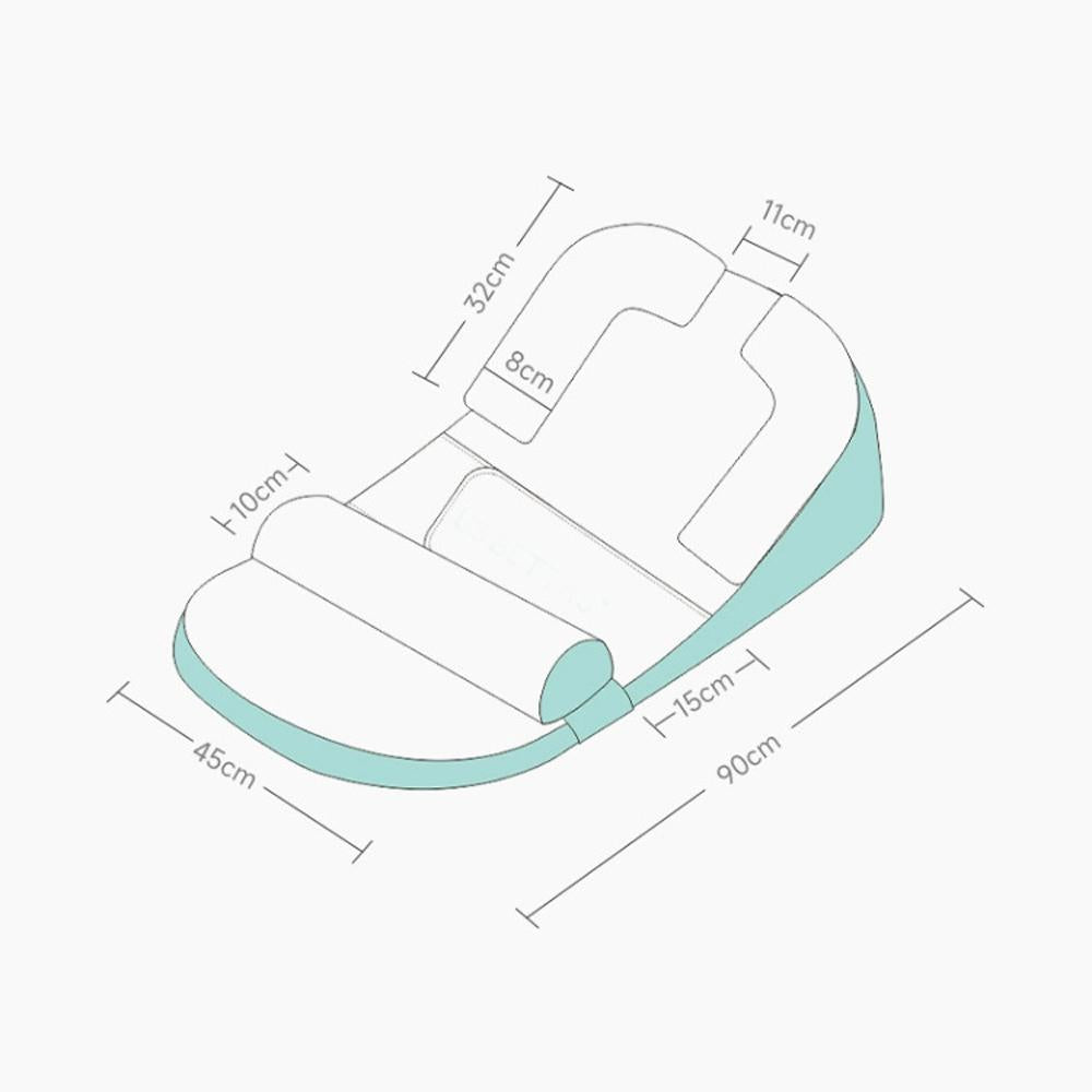 MomLittles Inclined Baby Nursing Pillow, Elevated Breastfeeding Support Wedge