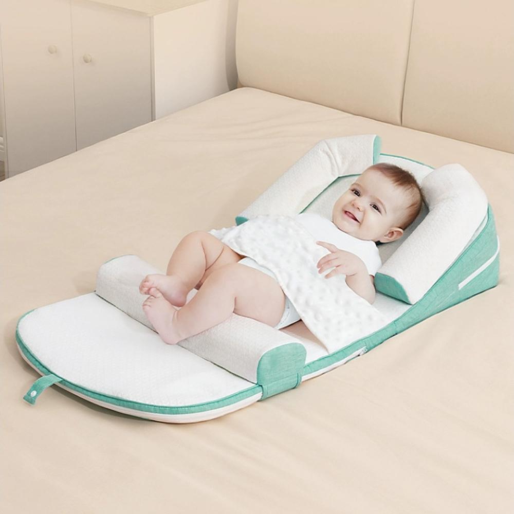 MomLittles Inclined Baby Nursing Pillow, Elevated Breastfeeding Support Wedge