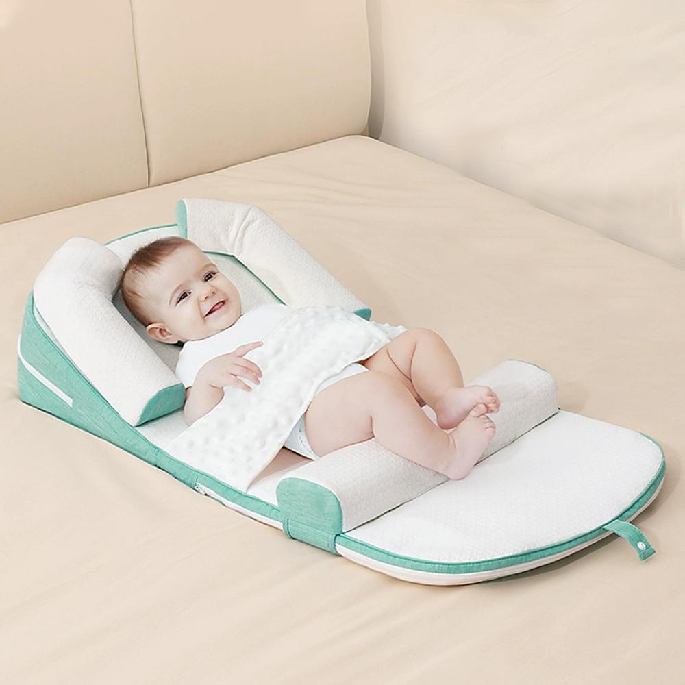 MomLittles Inclined Baby Nursing Pillow, Elevated Breastfeeding Support Wedge