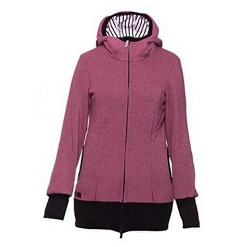 Mom Kangaroo Pouch Hoodie Pocket Baby Carrier Sweatshirt Coat