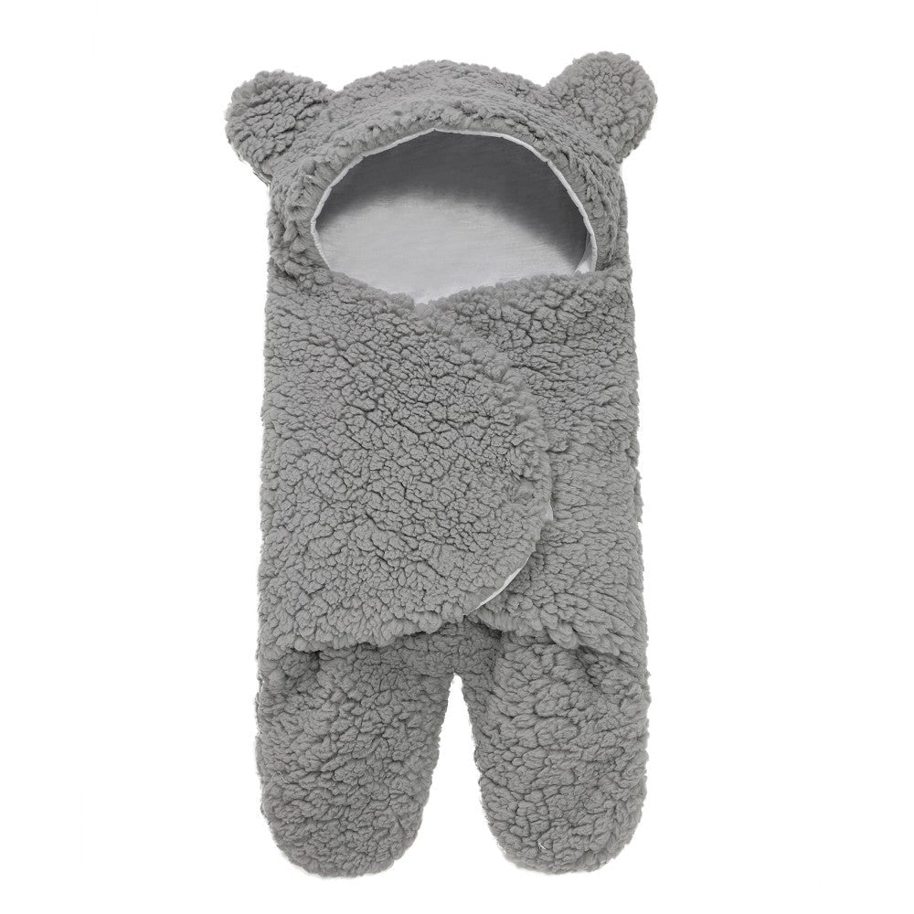 MomLittles Plush Split-Leg Sleep Sack,Warm Winter Baby Walker Sleepsuit with Feet