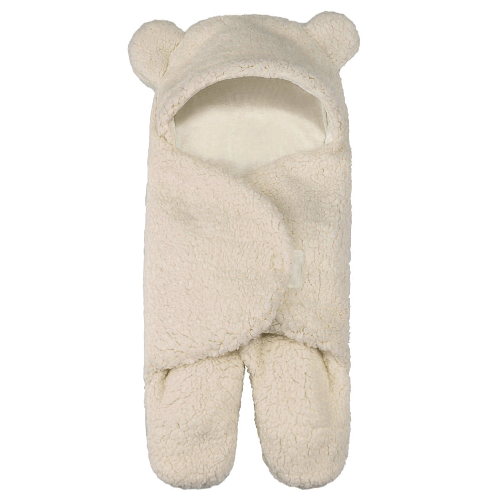 MomLittles Plush Split-Leg Sleep Sack,Warm Winter Baby Walker Sleepsuit with Feet