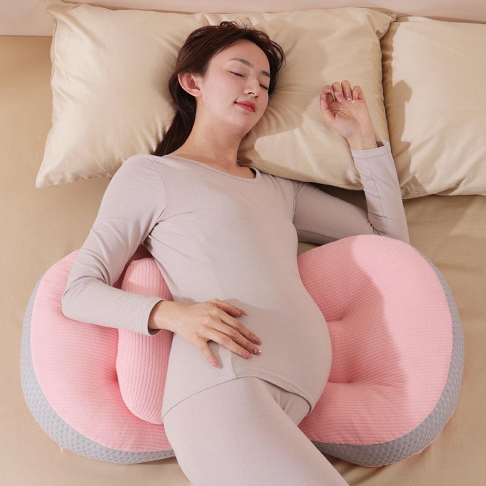 Side Sleeper Pregnancy Body Pillow,Breathable Maternity Cushion for Back Pain Relief