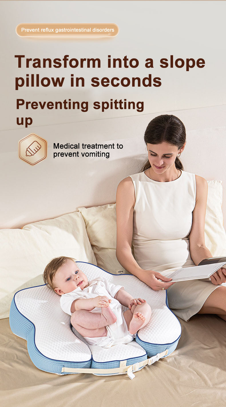 MomLittles Nursing Pillow for Breastfeeding, Multi-Use Infant Support Cushion