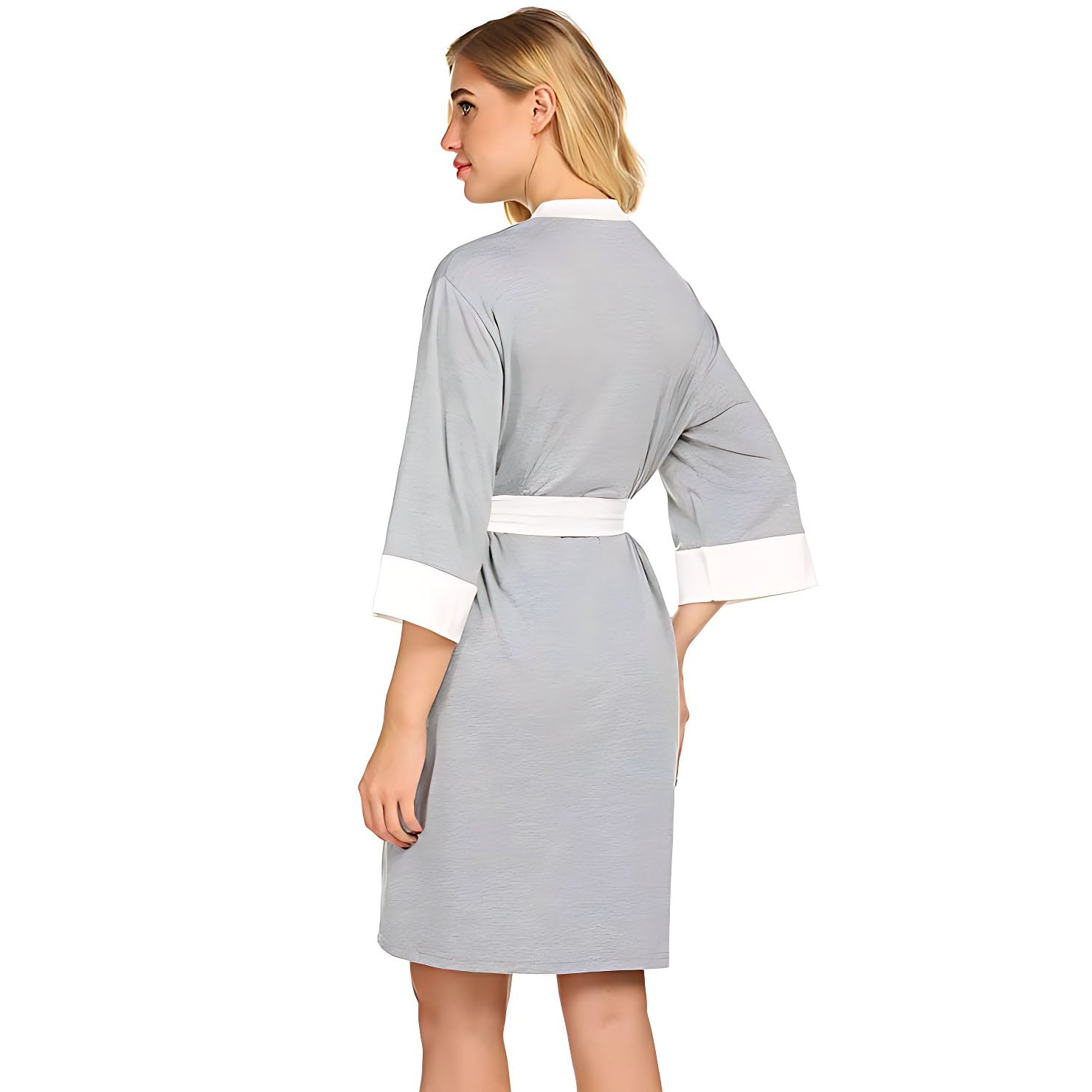 Maternity Nursing Nightgown & Robe Set,Soft Labor Delivery Gown for Hospital