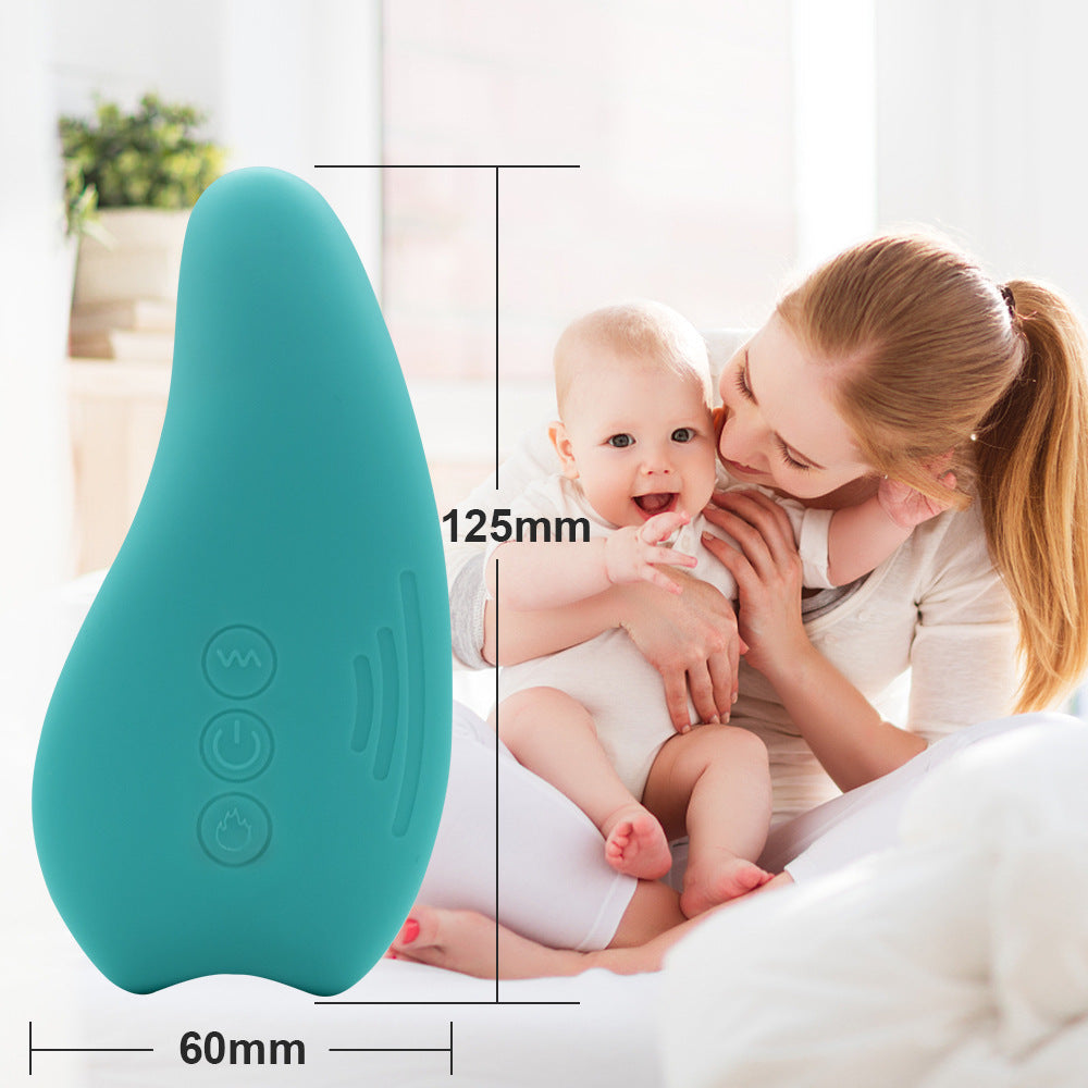 2-Pack Warming Lactation Massager with Vibration, Breastfeeding Support for Clogged Ducts