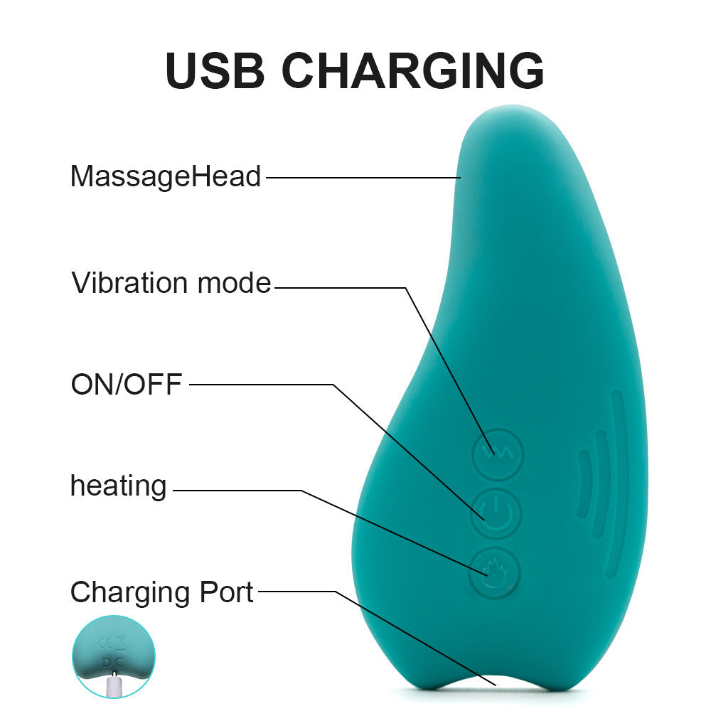 2-Pack Warming Lactation Massager with Vibration, Breastfeeding Support for Clogged Ducts