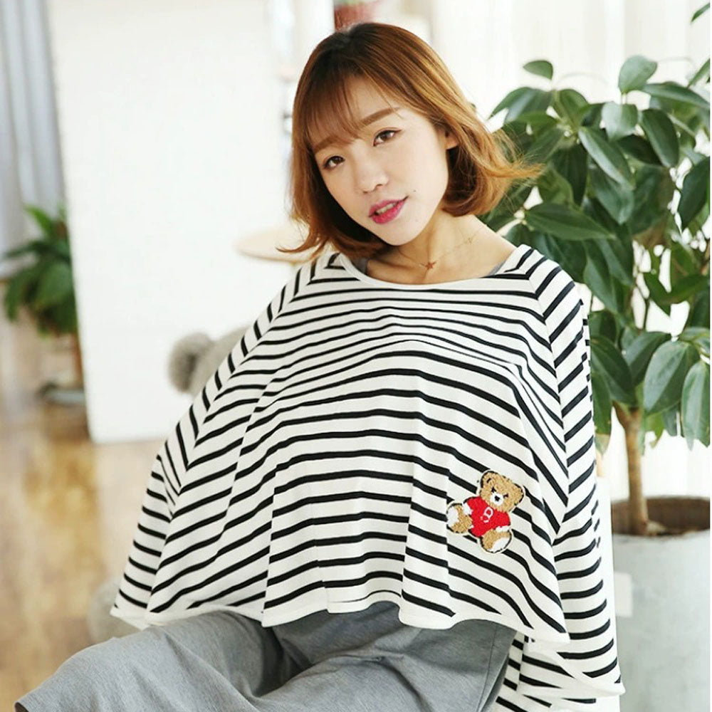 Multi-Use Nursing Cover Scarf, Breathable Breastfeeding Privacy Apron for Mom