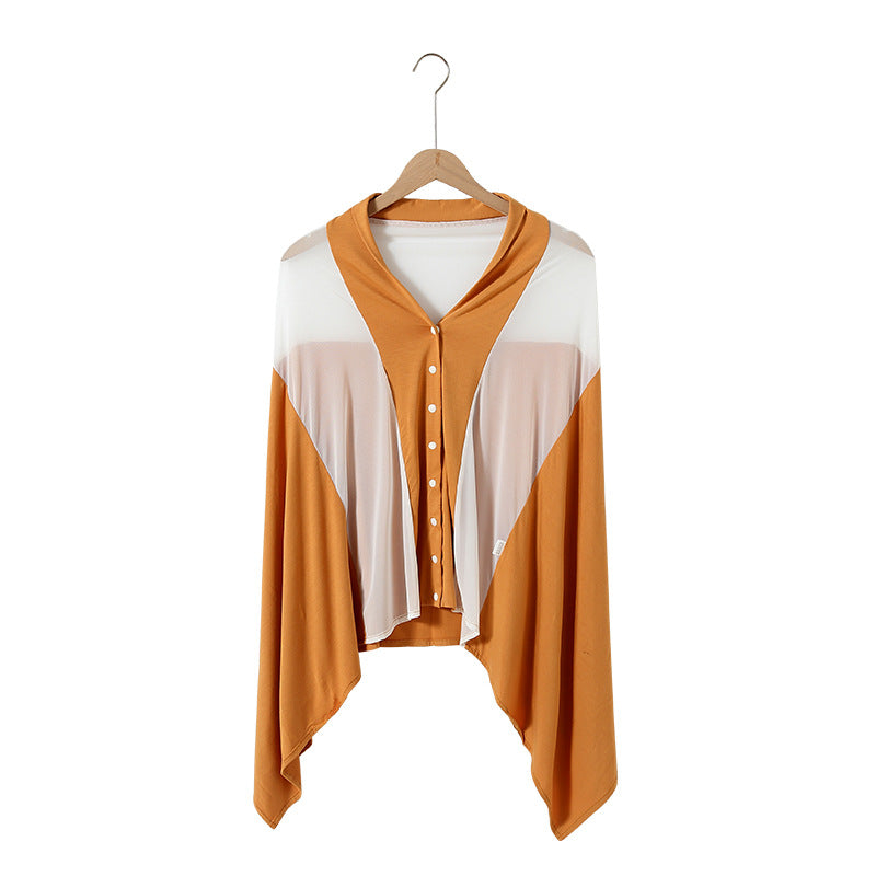 Soft Modal Nursing Scarf & Shawl, Breathable Breastfeeding Cover for Privacy