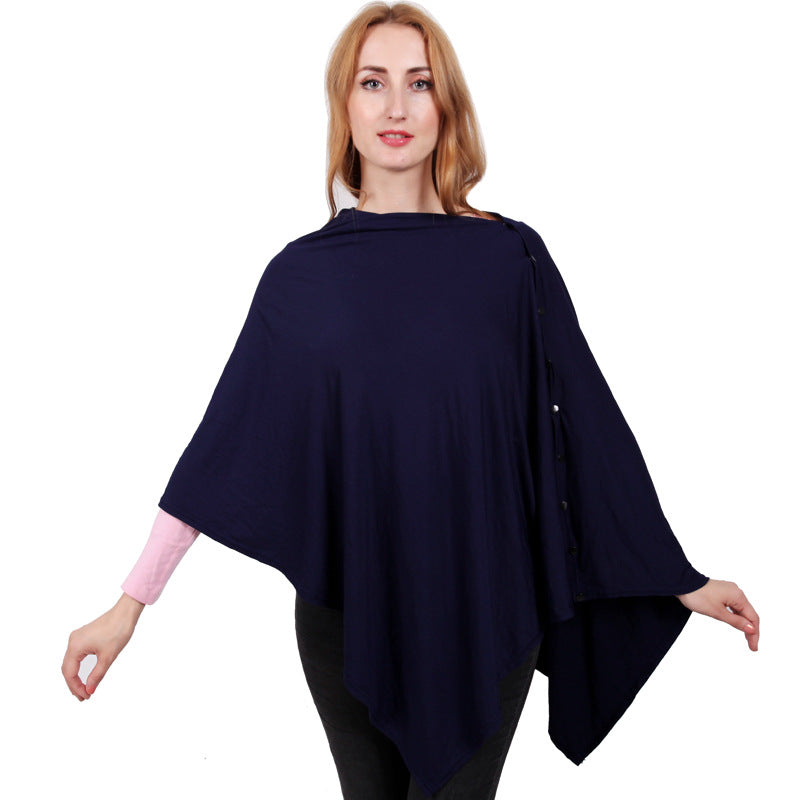 Multi-Use Nursing Cover Blanket, Warm Breastfeeding Shawl & Stroller Canopy