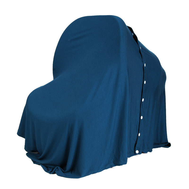 Multi-Use Nursing Cover Blanket, Warm Breastfeeding Shawl & Stroller Canopy