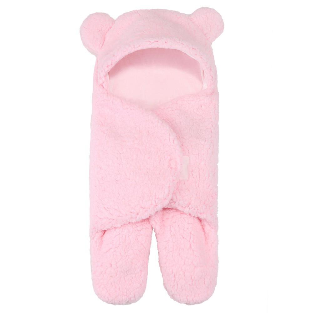 MomLittles Plush Split-Leg Sleep Sack,Warm Winter Baby Walker Sleepsuit with Feet