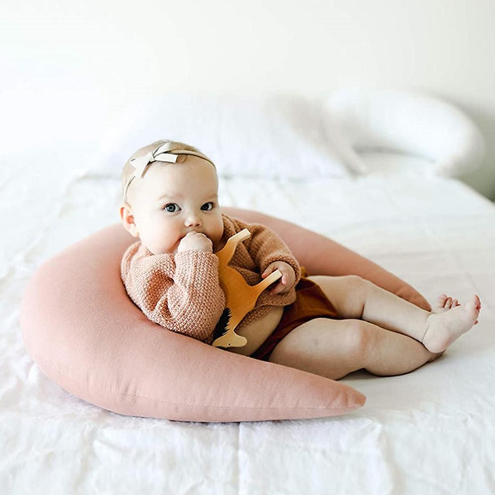 MomLittles Multi-Function Nursing Pillow, Breastfeeding & Tummy Time Support for Baby