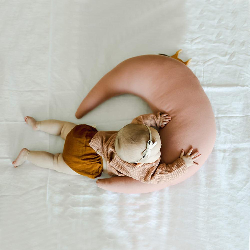 MomLittles Multi-Function Nursing Pillow, Breastfeeding & Tummy Time Support for Baby